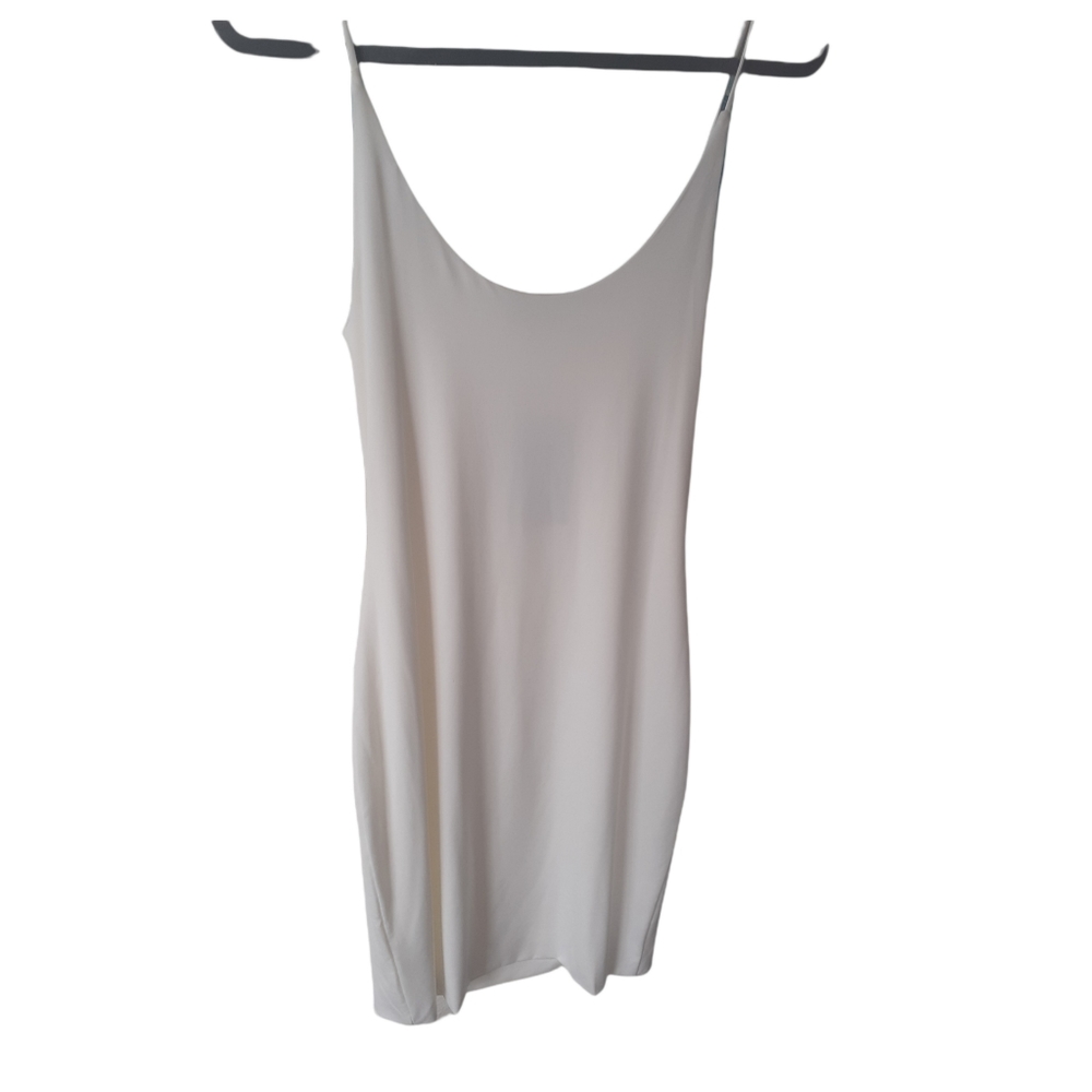 White fashion nova dress size large nwt